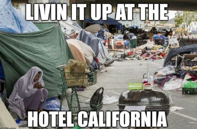Image result for los angeles is a shithole dump